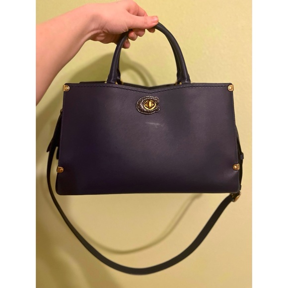 Coach Mason Snakeskin Carryall Satchel! - Picture 1 of 15